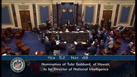 Senate confirms Tulsi Gabbard as Director of National Intelligence