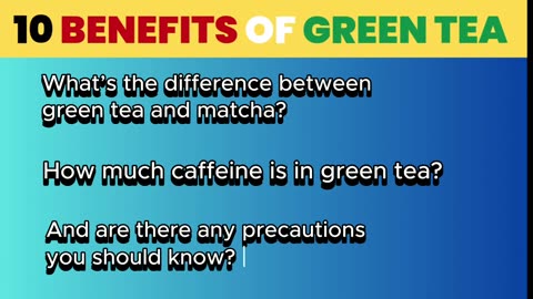 10 Amazing Health Benefits of Green Tea: How to Drink It!