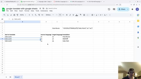 Google Translate in Google Sheets: Full Tutorial