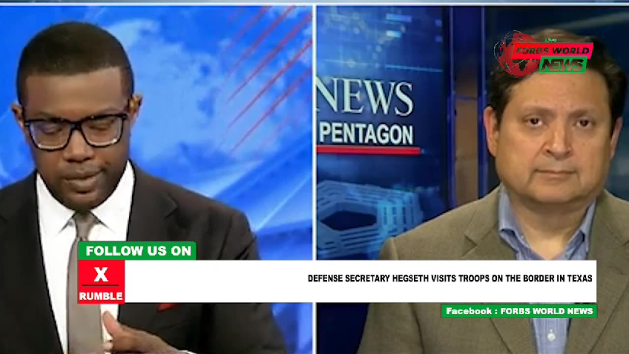 Secretary of Defense Pete Hegseth visits troops in Southern border