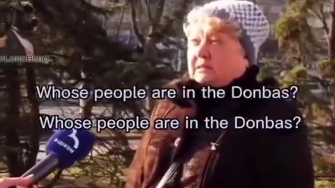 Woman said Ukraine started the war in 2014