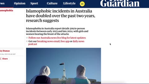 Islamophobic incidents in Australia have doubled over the past two years, research suggests