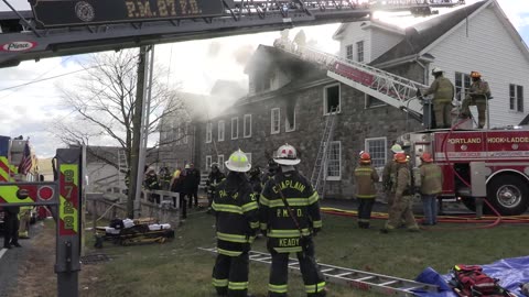 Upper Mount Bethel, Pa Chelsea Sun Inn Building Fire 11-24-2024