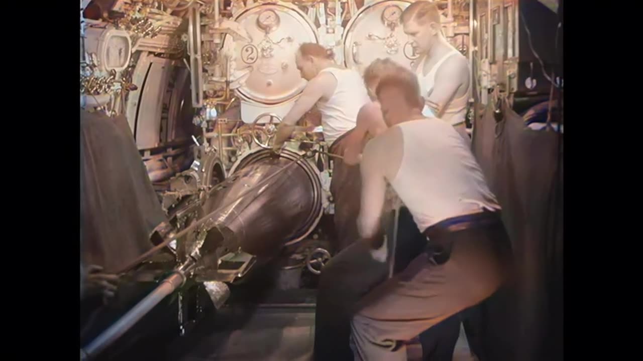 Dutch Naval Power in Color: Torpedo Tests and Early Submarines, 1923!