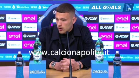 Napoli-Inter 1-1 1/3/25 conferenza stampa Alessandro Buongiorno