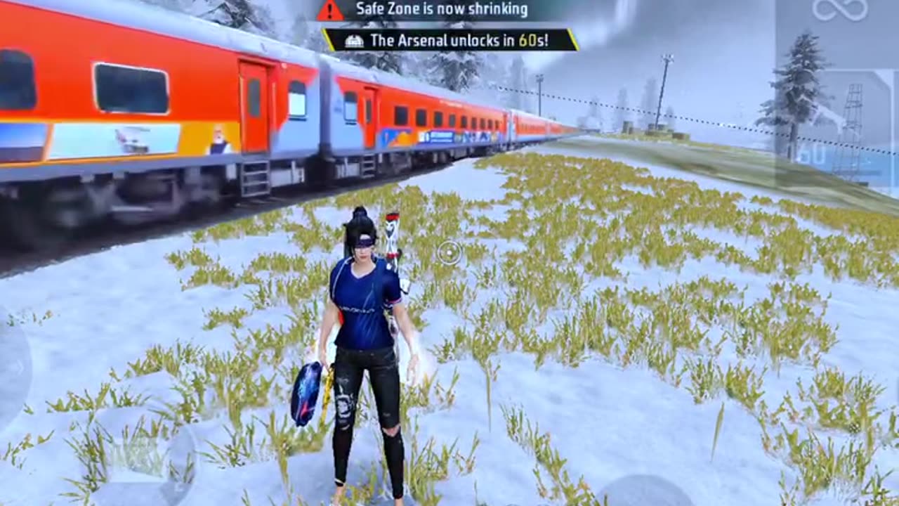 Train in Free Fire #FreeFire #funny #gaming #viralvideo