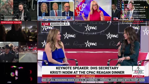 Kristi Noem speaks at CPAC Reagan Dinner.