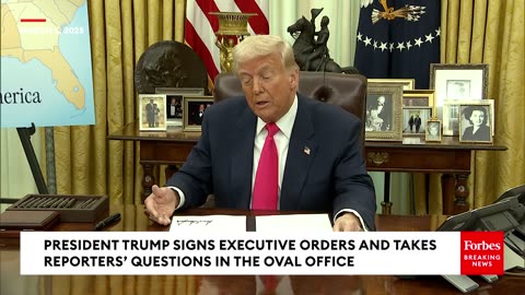 BREAKING NEWS: Trump Signs Executive Order Pulling Back On Canada And Mexico Tariffs