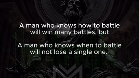 The Smartest Warrior Never Loses #motivation @motivation