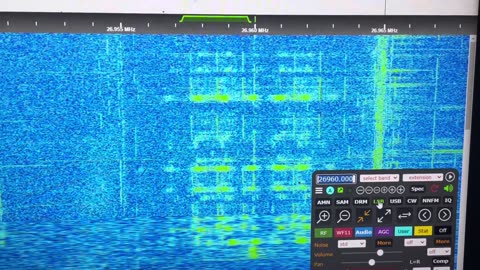 26.685 AM Music Carrier - Strange Signal 11 Meter Free Band CB Radio [G8JNJ SDR] 02 19