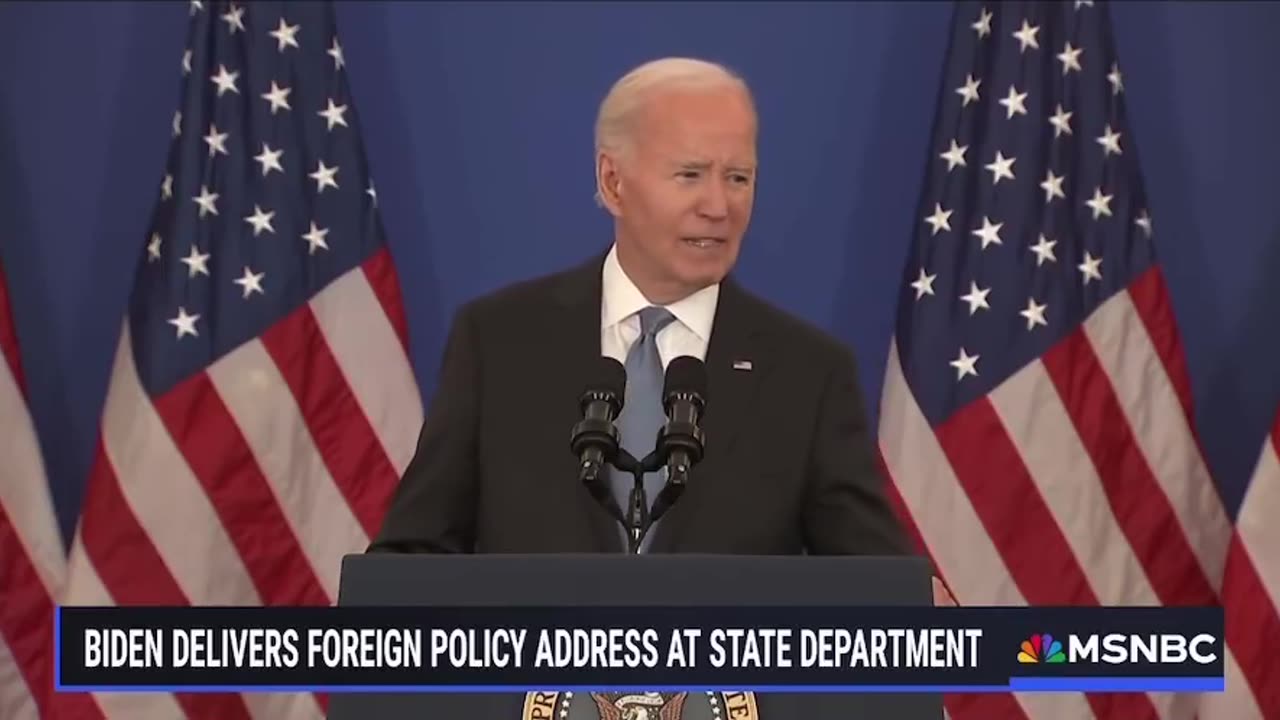 Biden: "I increased America's power at every dimension"