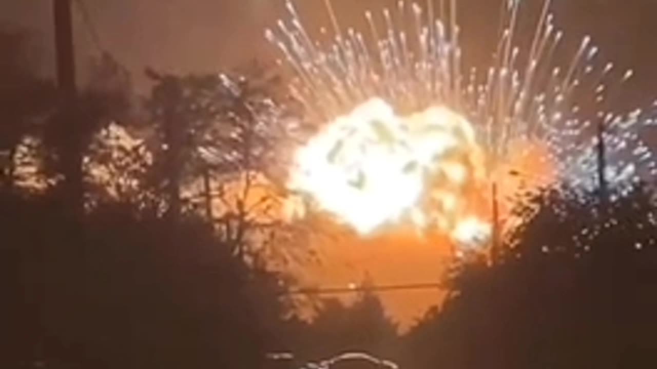 View "EXPLOSIVE! Jkraine's long-range strikes on Russian ammo depots "