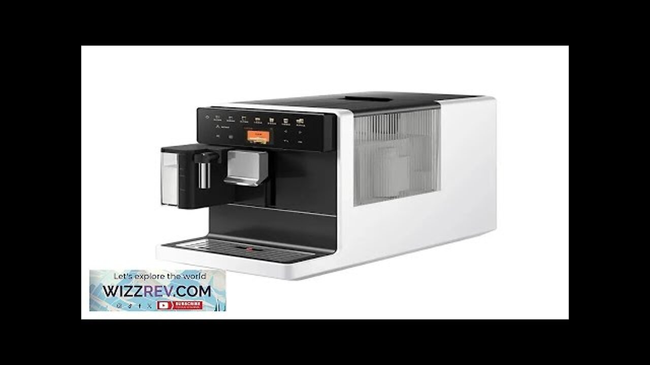 Automatic Coffee Machine Commercial Pre-set Drinks Grind Adjustment 3-speed extraction Review