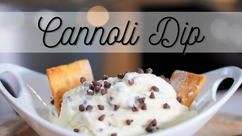 FANTASTIC dip for all parties! Chocolate Chip Cannoli Dip Recipe