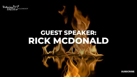Guest Speaker: Rick McDonald