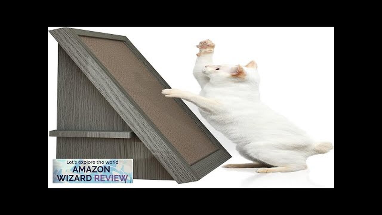 WAY BASICS Premium Cat Scratcher Incline Wedge Scratchy Ramp Reversible zBoard Review