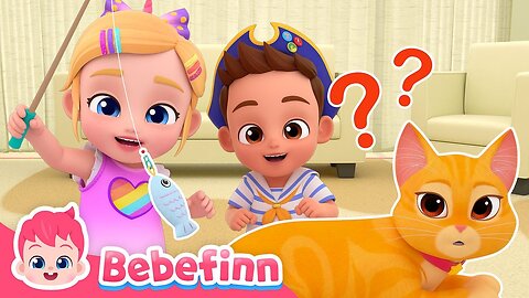 🐈 Let's Play with Our Kitty Boo!ㅣBebefinn Playtime Musical Stories