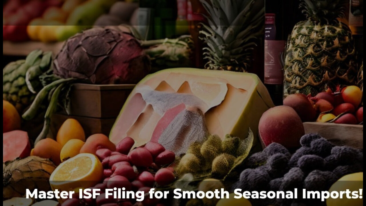 Mastering ISF: How to Navigate Importing Seasonal Goods