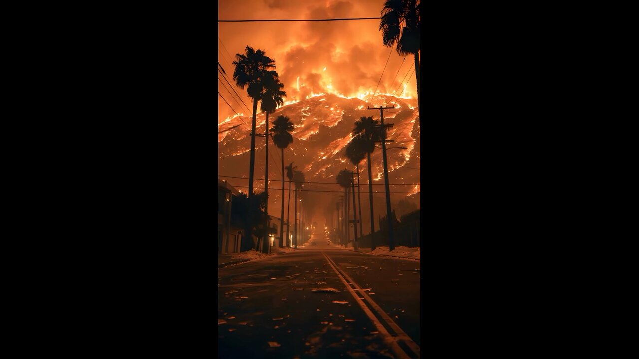 The Fire in Los Angeles California