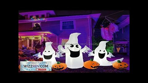 Custom Made LED Blow Up Inflatable Halloween Ghost Outdoor Decorations Review