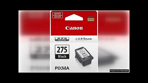 Canon PG-275 Genuine Black Ink Cartridge Compatible with TS3520/3522 TR4720/4722 Review