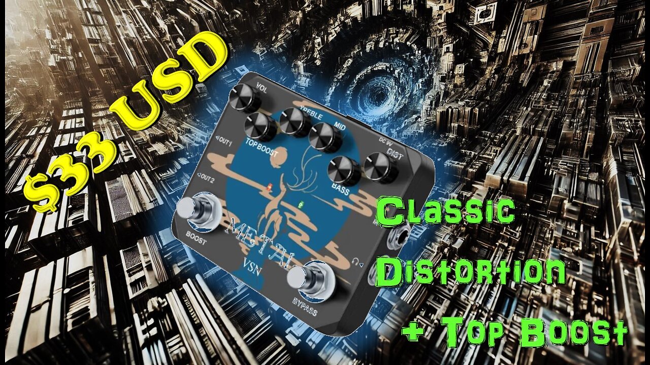 METAL VSN - Distortion Pedal off TEMU