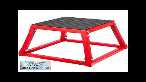 VEVOR Plyometric Platform Box Fitness Exercise Jump Box Step Plyometric Box Jump Review