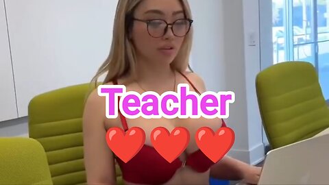 Lovely teacher❤️🔥😋