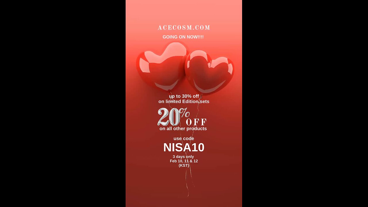 ACECOSM SALE GOING ON NOW