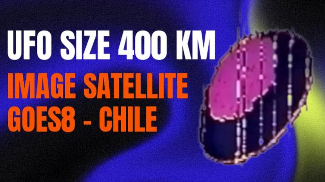 UFO 400 KM OFF THE COAST OF CHILE GOES-8 SATELLITE IMAGE