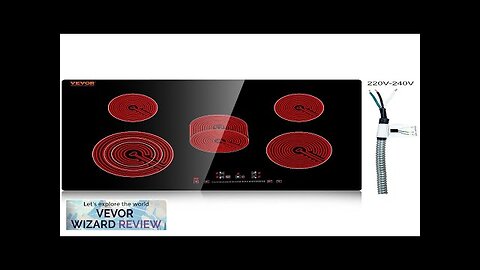 VEVOR Built in Electric Stove Top 30.3 x 20.5 inch 5 Burners Review