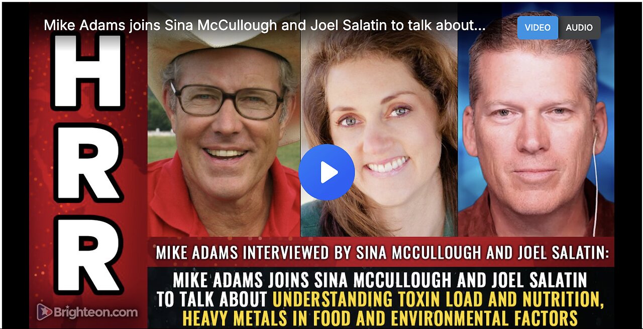 Understanding toxin load and nutrition, heavy metals in food and environmental factors.