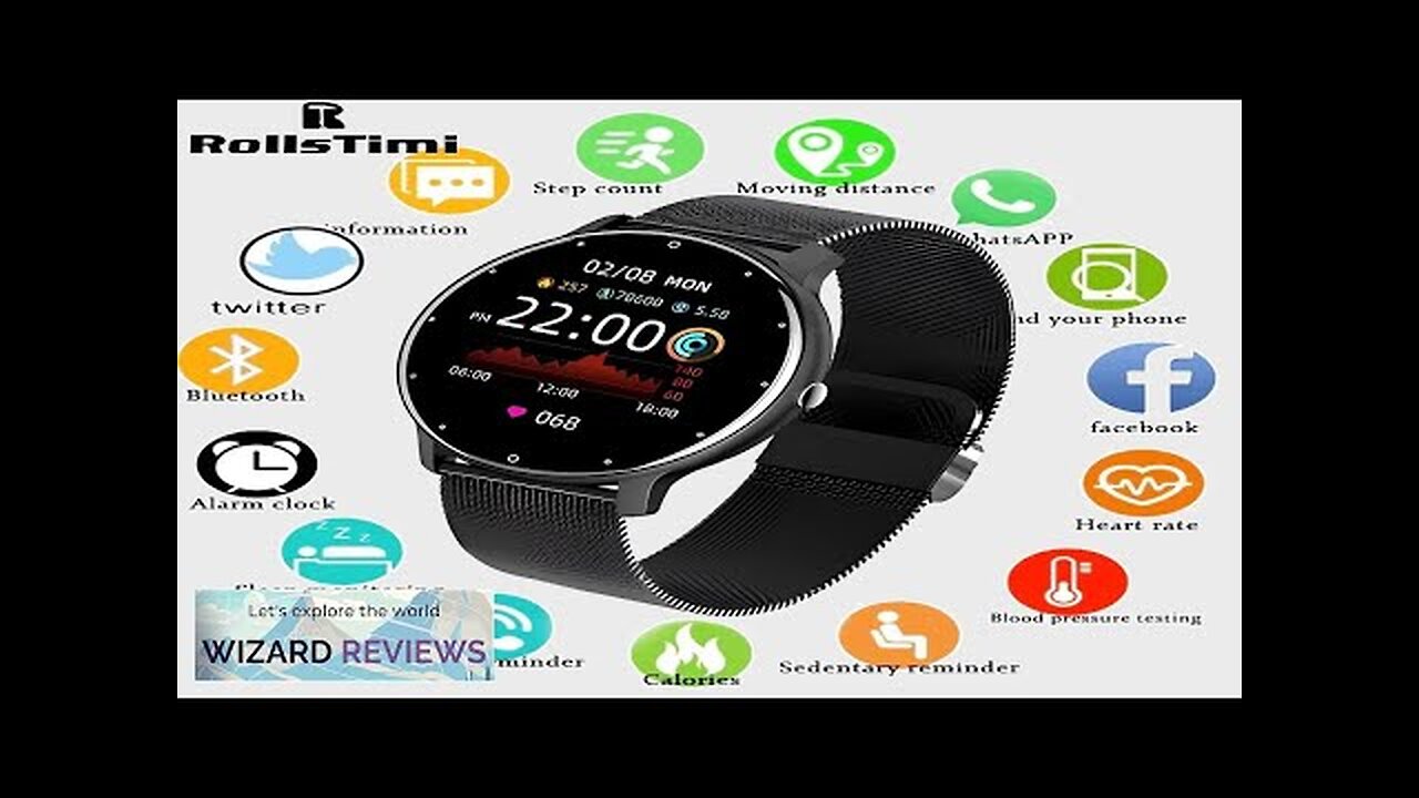 Smart Watch Men Bluetooth Call 24H Heart Rate Monitor Women Sports Fitness Review