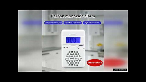 ZN-CDR817 Carbon Monoxide Detector with Electrochemical Sensor Prevent Poisoning with Fault Review