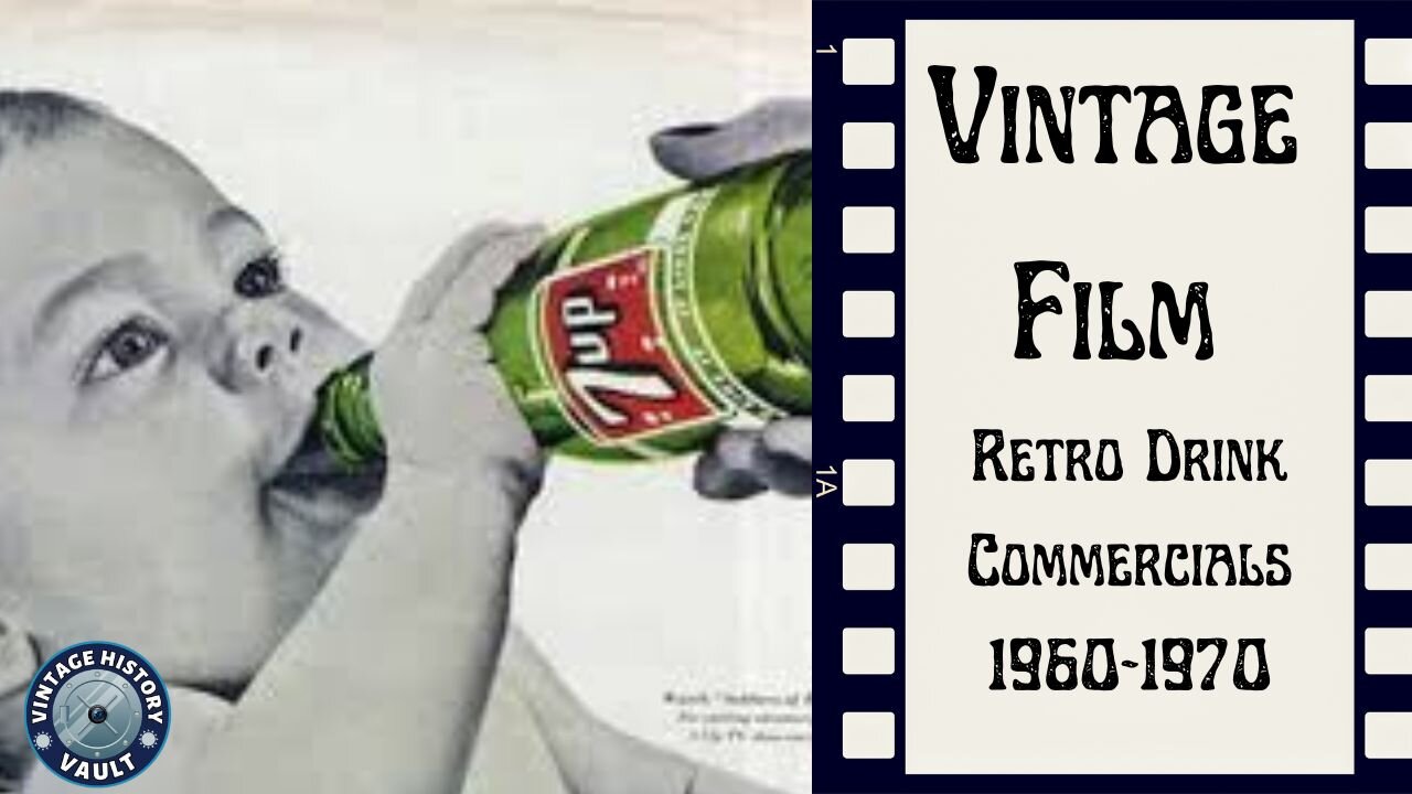 Vintage Films Retro Drinks Commercials 1960-1970.