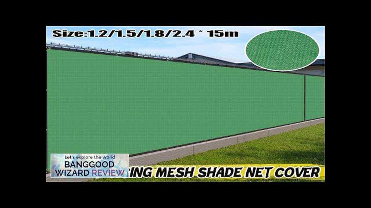 Anti-UV Sunshade Net 5/6 feet x 50 feet Outdoor Garden Sunscreen Sunblock Review