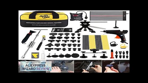 Super PDR Professional Paintless Dent Removal Tool Car Dent Repair Kit Dent Review