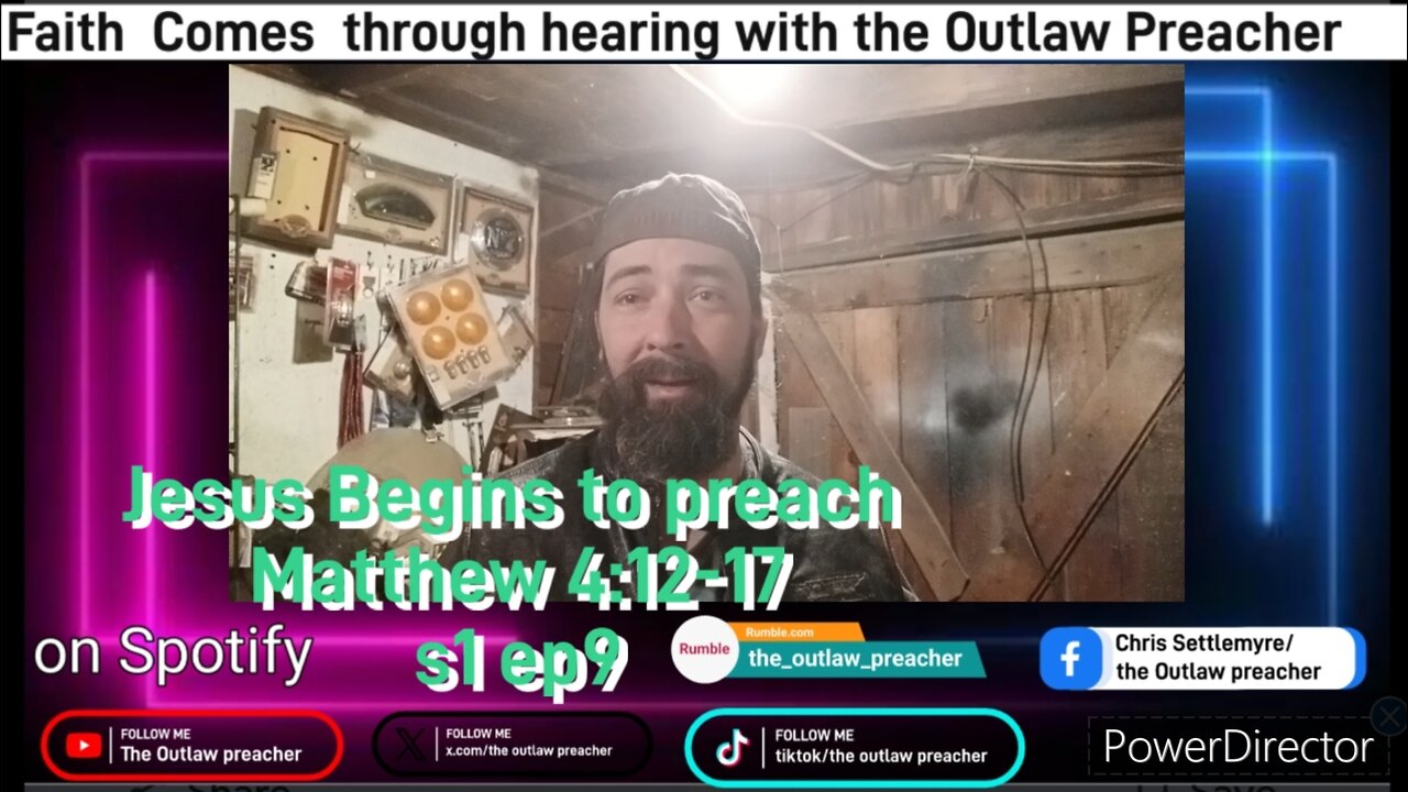 Jesus Begins to preach Matthew 4:12-17