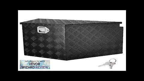 VEVOR Trailer Tongue Box Aluminum Alloy Diamond Plate Tongue Box Tool Chest Review