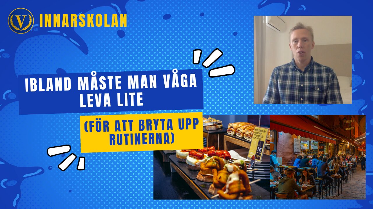 Ibland måste man våga ta första steget till att...