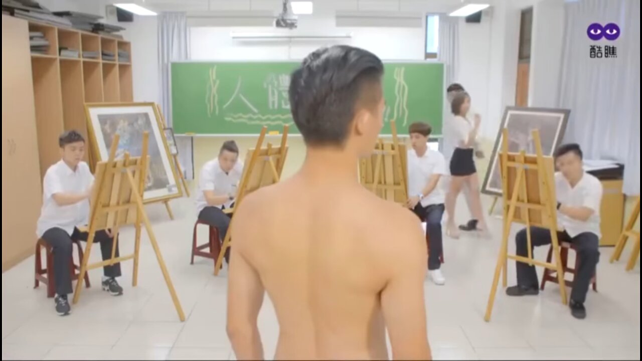 Erection during Drawing Class