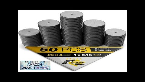 X-bet MAGNET 50 pcs Craft Magnets! Alnico Magnets 1 Inch (25mm Review