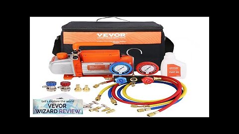 VEVOR 1/5 HP 3.5 CFM AC Vacuum Pump and Gauge Set Single Review