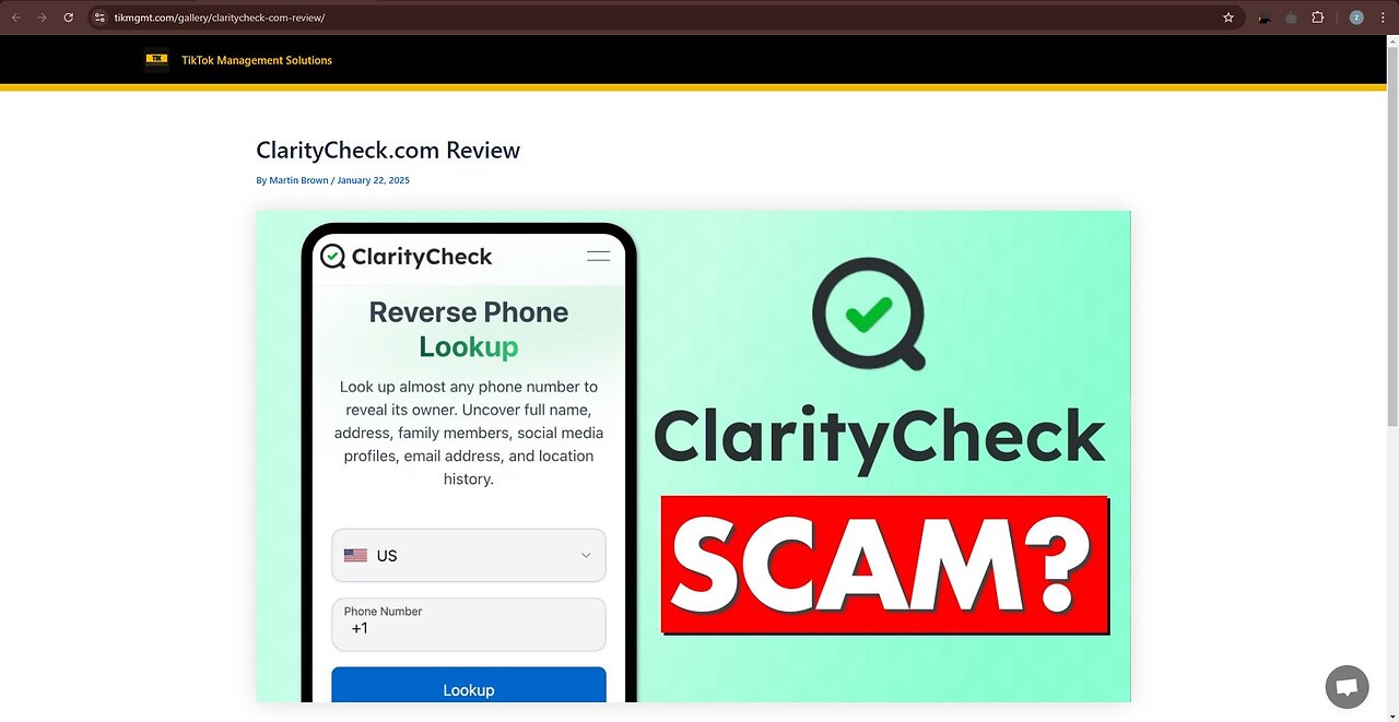 ClarityCheck.com Review - Legit or Scam Platform?