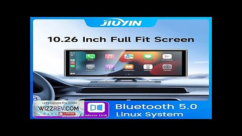 JIUYIN 10.26 inch Universal Car Radio Multimedia Navigation Wireless CarPlay Apple Android Review