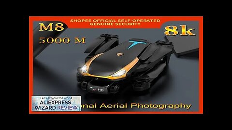 8K Drone M8 Aerial Photography Quadcopter Remote-controlled Helicopter Maintains Obstacle Review