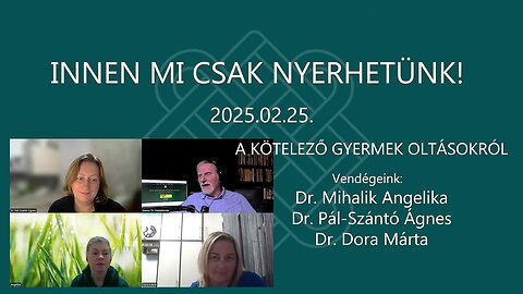 INNEN CSAK NYERHETÜNK! - Dr. Dora Márta, Dr. Mihalik Angelika, Dr. Pál-Szántó Ágnes