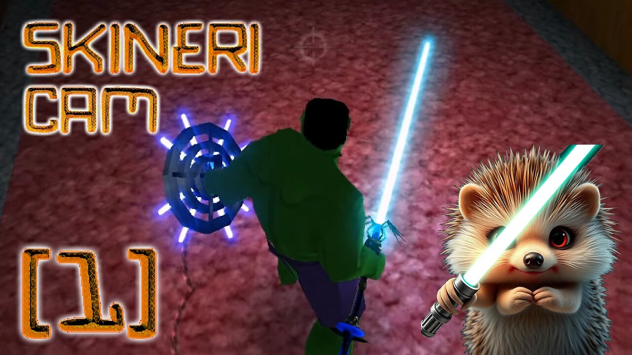 Teaching Skineri how to play Jedi Knight |1| Movement Basics SKINERI🎥 [CZ/EN]