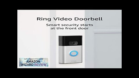 Ring Video Doorbell - 1080p HD video, improved motion detection, easy installation Review