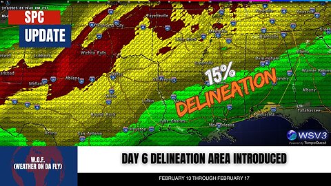 🚨 Feb 13-17: Severe Storms Threaten Gulf to Mid-Atlantic!